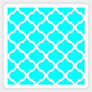 Moroccan Quatrefoil 21 Sticker